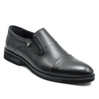 Berlino 650 Poli Hakiki Deri Siyah Erkek Klasik Ayakkabı