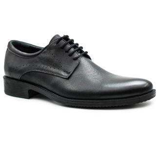 Berlino 680 Termo Hakiki Deri Siyah Erkek Klasik Ayakkabı