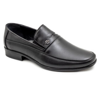 Berlino 720 Poli Hakiki Deri Siyah Erkek Klasik Ayakkabı