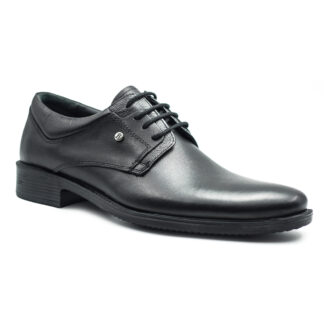 Berlino 801 Termo Hakiki Deri Siyah Erkek Klasik Ayakkabı